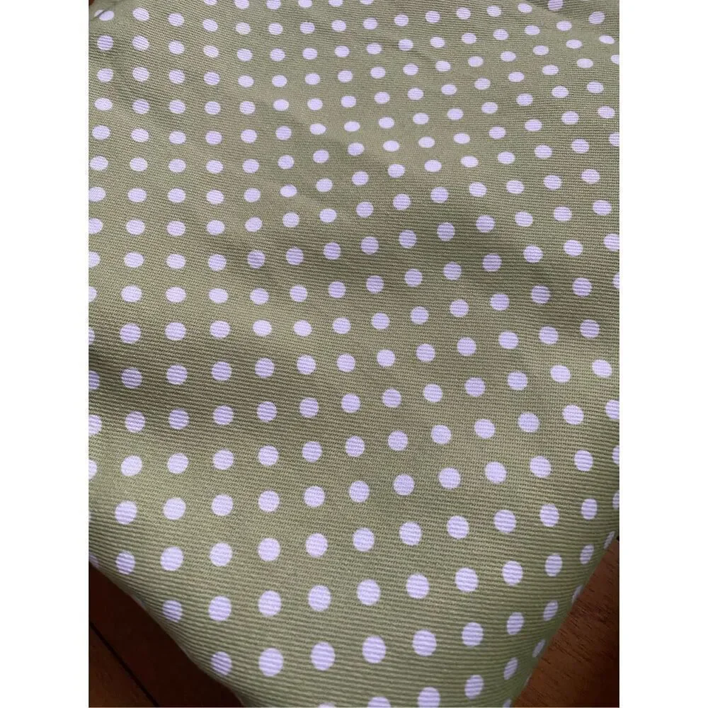 Pottery Barn Kids Green & White Polka Dot Blackout Curtains Toddler 44